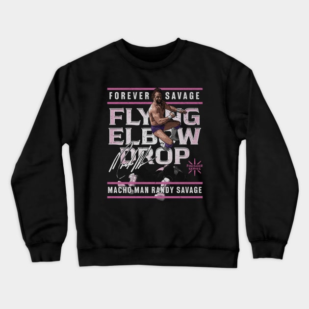 Macho Man Flying Elbow Drop Crewneck Sweatshirt by MunMun_Design